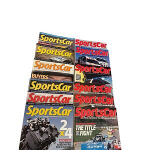 SportsCar Magazine 2004 Complete Year Set 12 Issues SCCA Racing Motorsport Drift